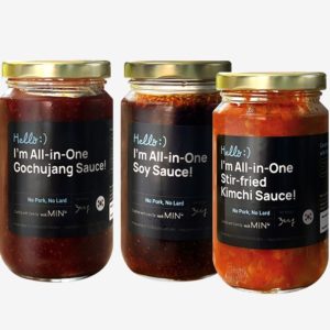 Plant-Based Korean Delights (Gochujang + Soy + Stir-fried Kimchi Sauce)